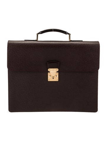 Louis Vuitton Briefcases Taiga Leather Briefcase Vintage