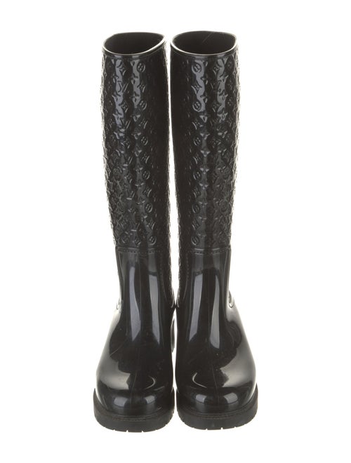 Louis Vuitton LV Monogram Rubber Rain Boots