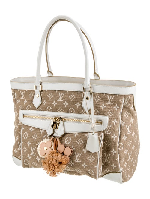 Louis Vuitton LV Monogram Limited Edition Sabbia Cabas w/ Bag Charms GM Vintage