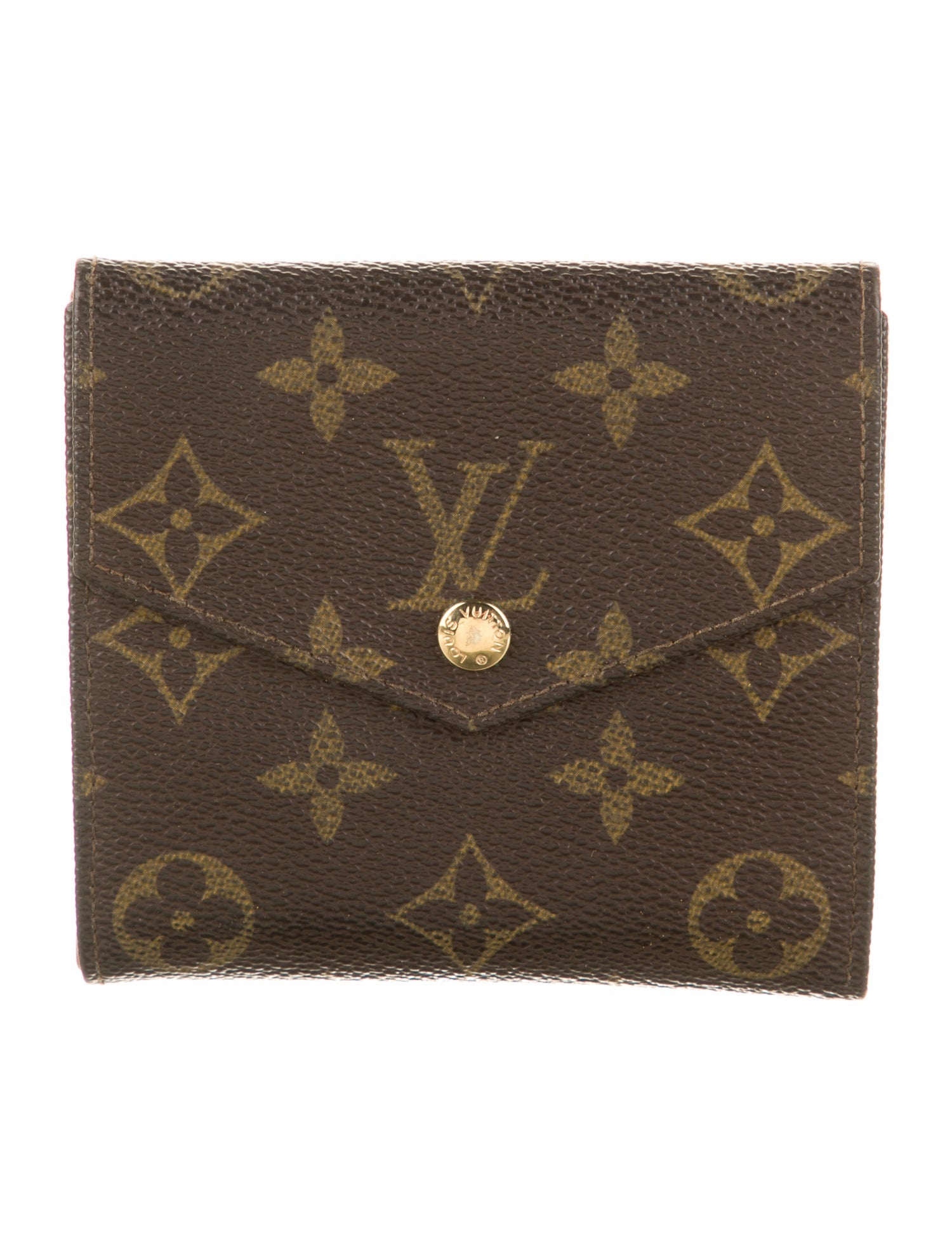 Louis Vuitton Monogram Pattern Coated Canvas Compact Wallet