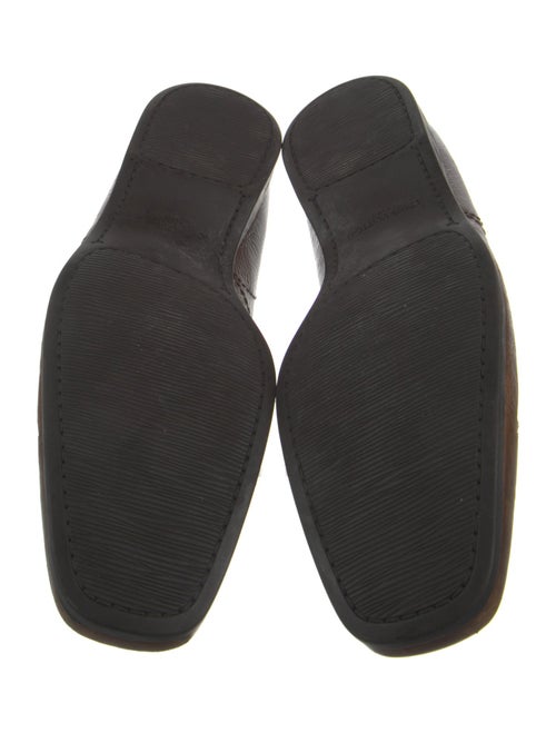 Louis Vuitton Leather Tassel Accents Dress Loafers