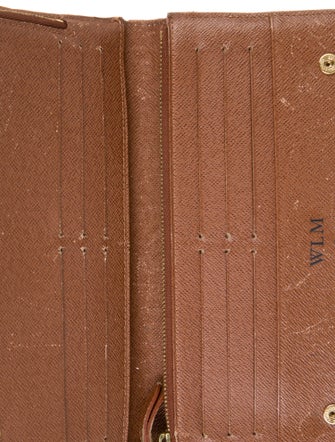 Louis Vuitton LV Monogram Coated Canvas Continental Wallet