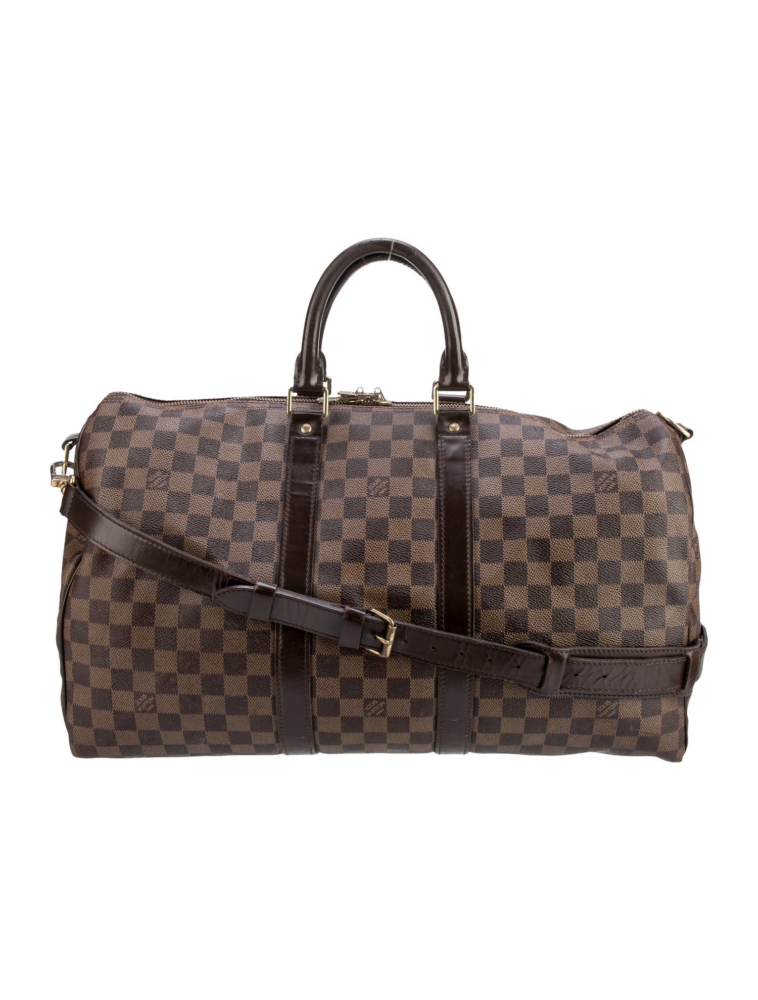 Louis Vuitton Damier Ebene Keepall Bandouliere 45