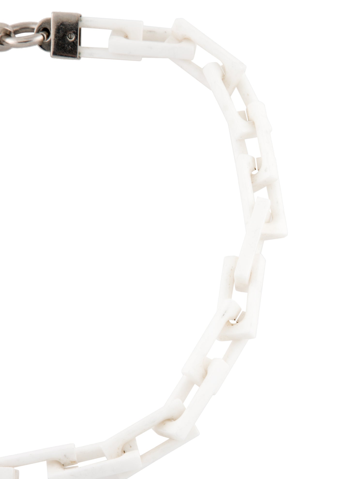 Louis Vuitton Ceramic Collier Chain Link Necklace