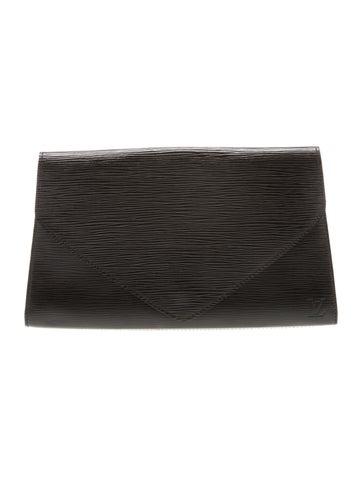 Louis Vuitton Clutches Epi Leather Art Deco Vintage
