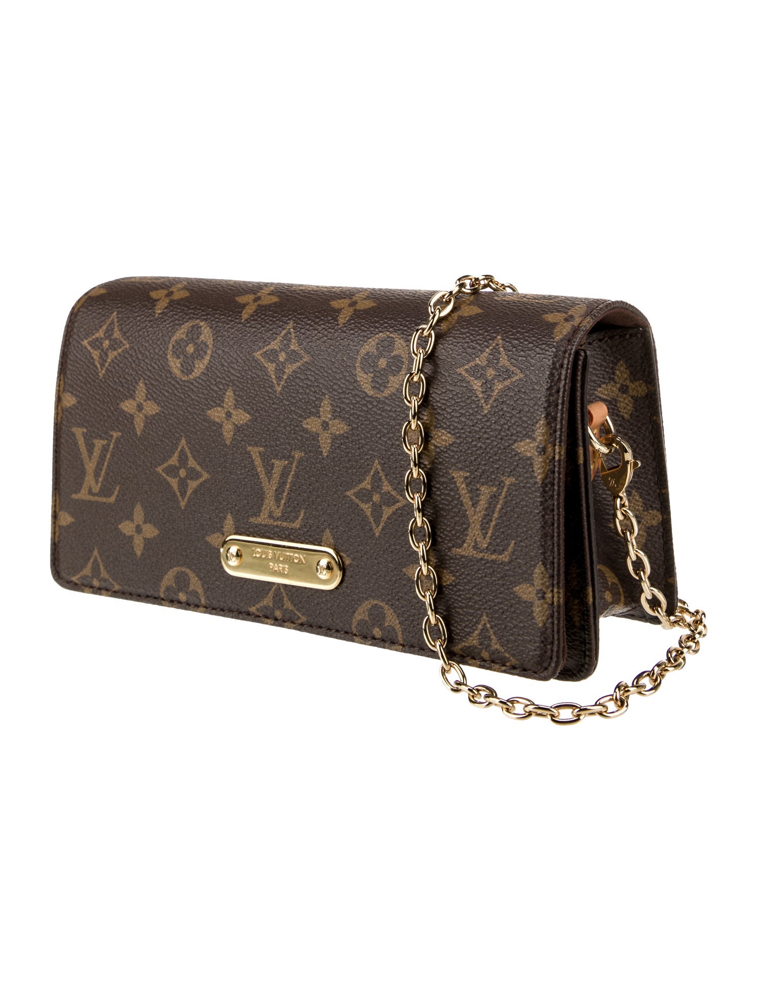 Louis Vuitton LV Monogram Lily Wallet on Chain