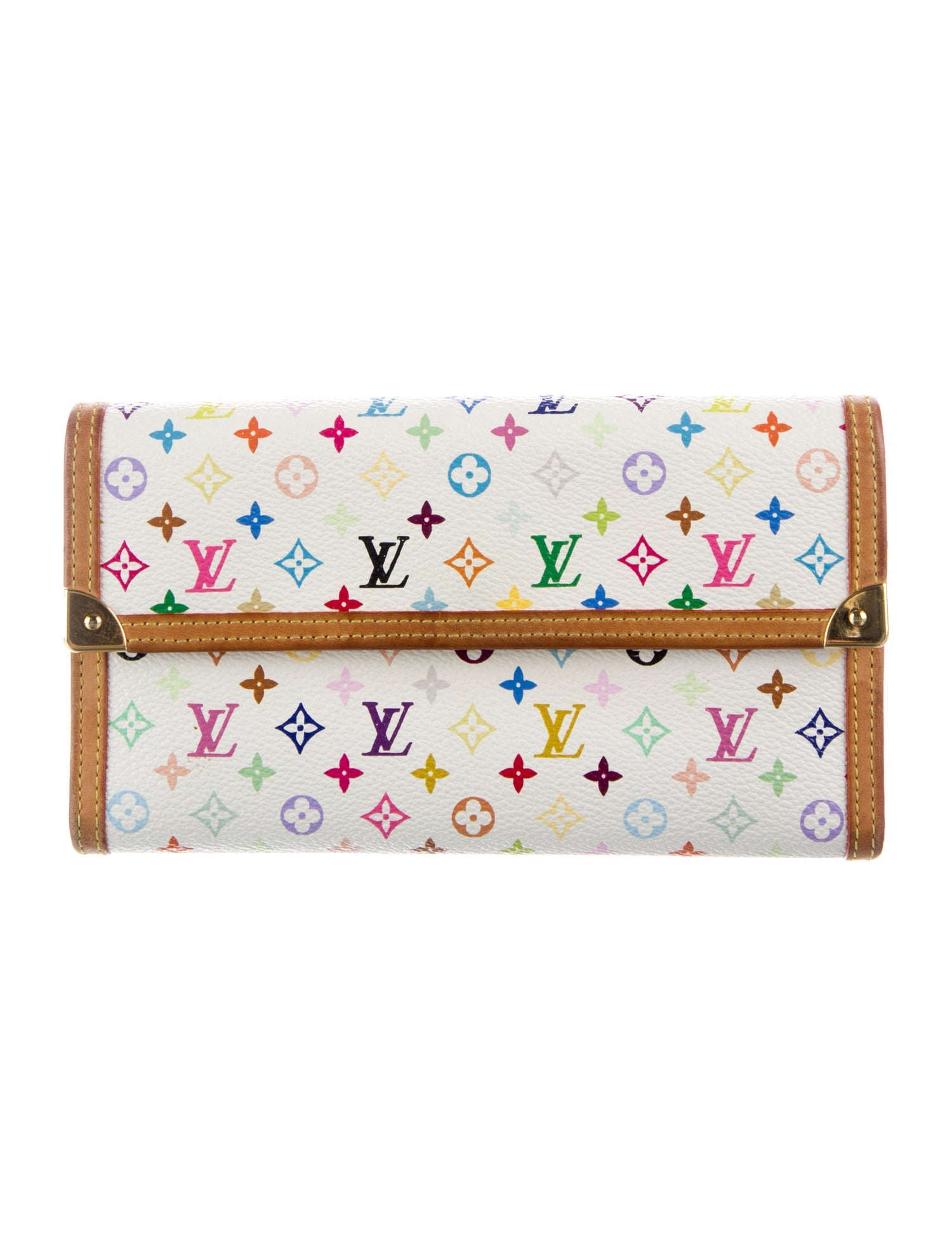 【希少】 LOUIS VUITTON Vintage 2003 Continental Wallet Louis Vuitton Vintage 2003 Continental Wallet - White