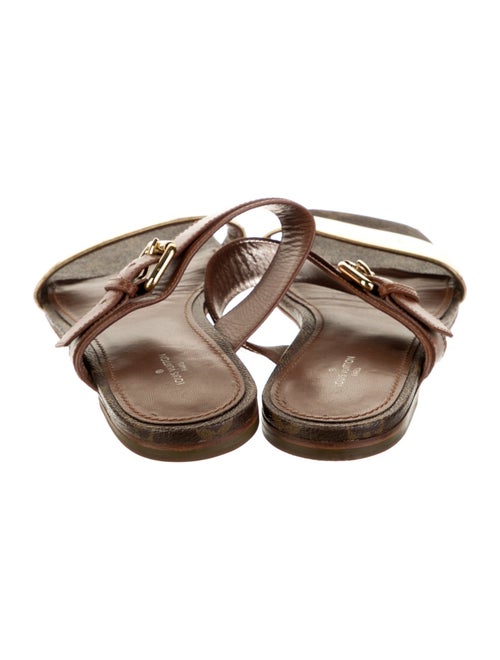 Louis Vuitton LV Monogram Leather Slides