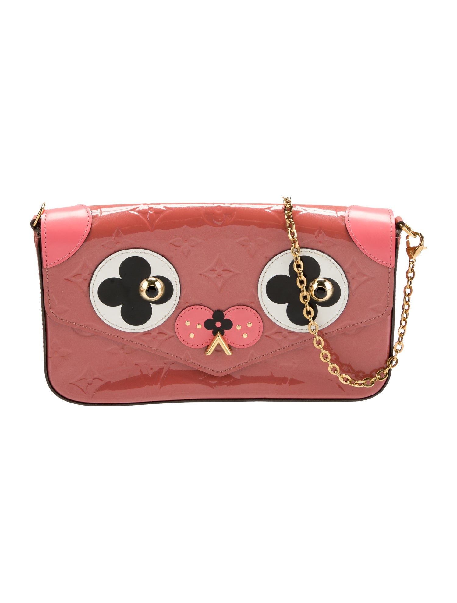 Louis Vuitton Monogram Vernis Valentine's Day Dog Pochette Félicie