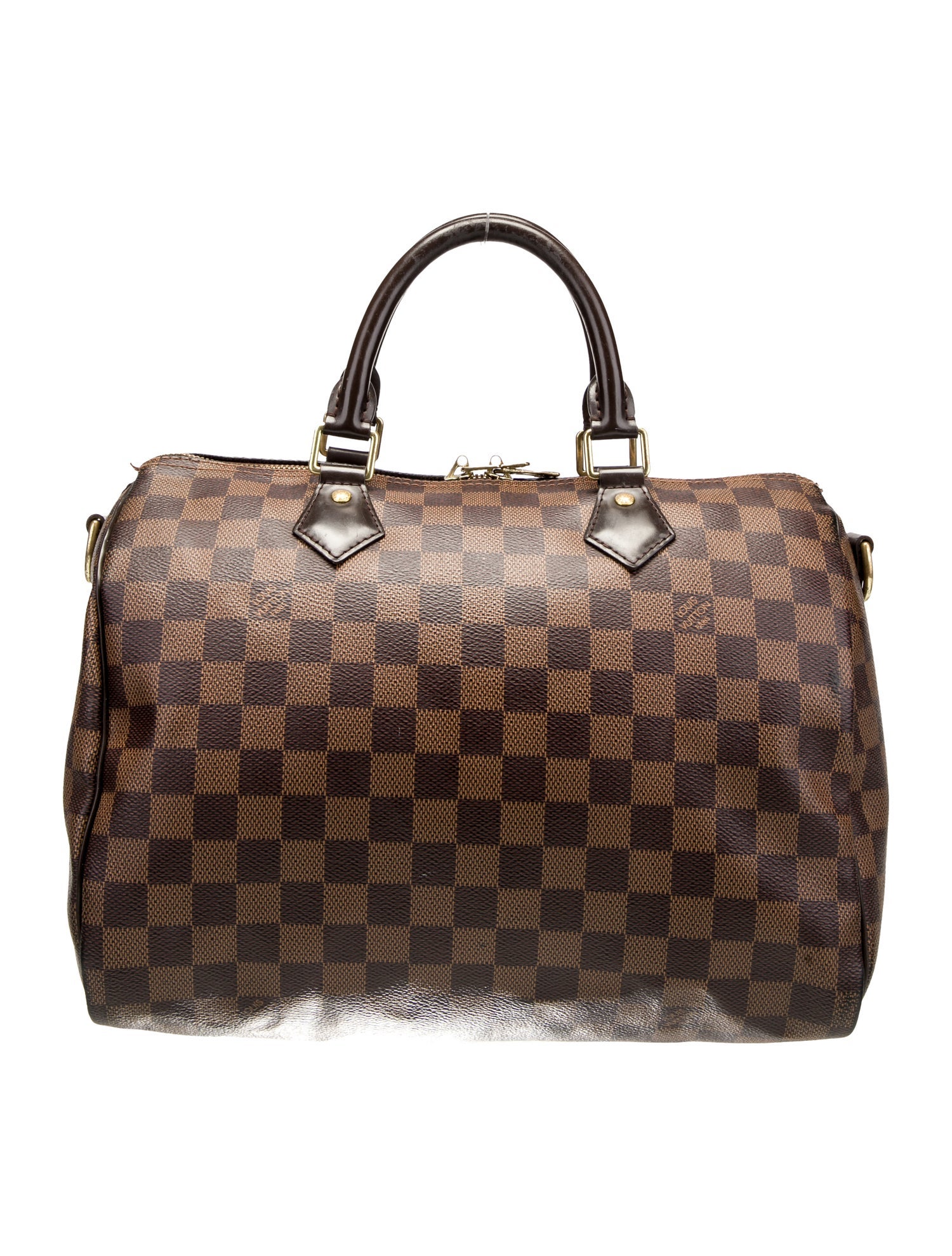 Louis Vuitton Coated Canvas Speedy Bandouliere 30