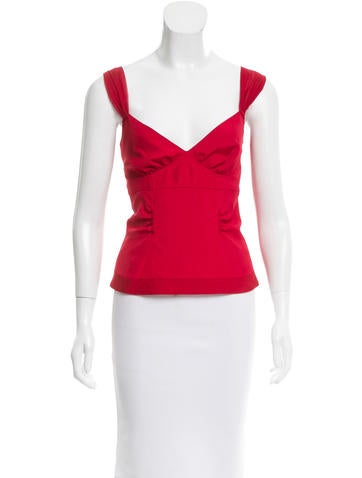 Louis Vuitton Sleeveless V-Neck Top