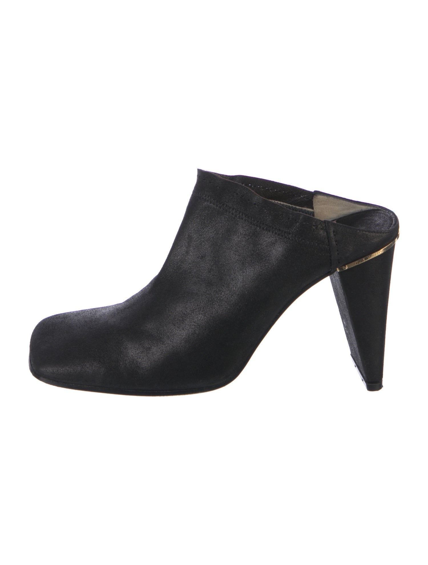 Louis Vuitton Leather Mules