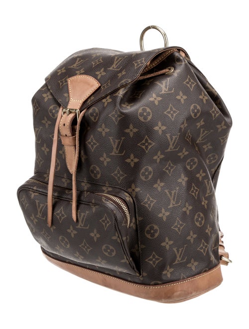 Louis Vuitton Coated Canvas Montsouris GM