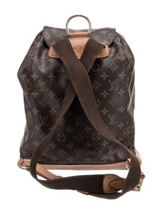 Louis Vuitton Coated Canvas Montsouris GM