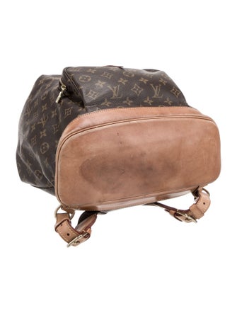 Louis Vuitton Coated Canvas Montsouris GM