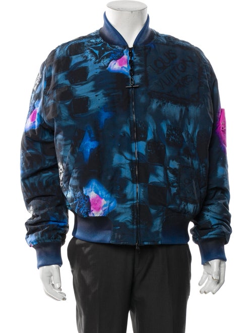 Louis Vuitton 2021 Printed Denim Jacket