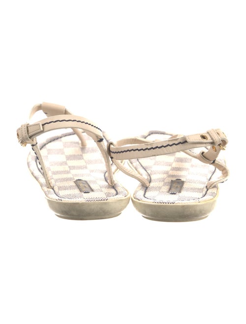 Louis Vuitton Leather T-Strap Sandals