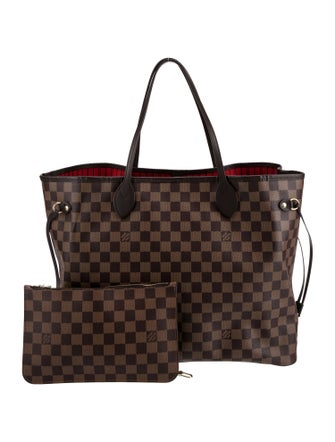 Louis Vuitton Damier Ebene Neverfull w/Pouch GM