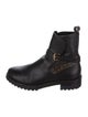 Louis Vuitton Leather Moto Boots