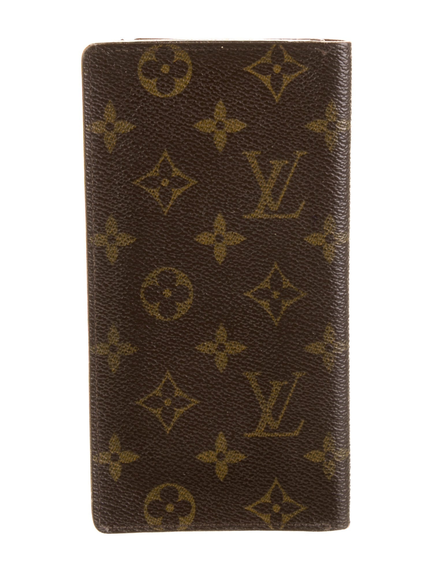 Louis Vuitton LV Monogram Coated Canvas Checkbook Holder
