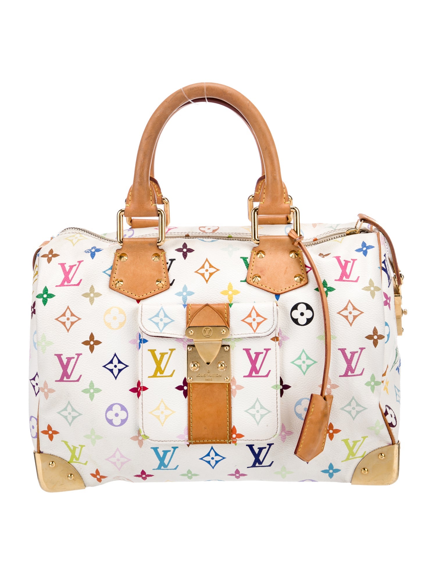 Louis Vuitton Multicolore Monogram Speedy 30 Vintage