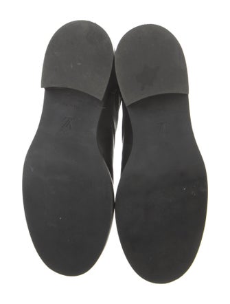 Louis Vuitton Leather Combat Boots
