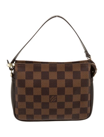 Louis Vuitton Damier Ebene Trousse Make Up Pouch Vintage