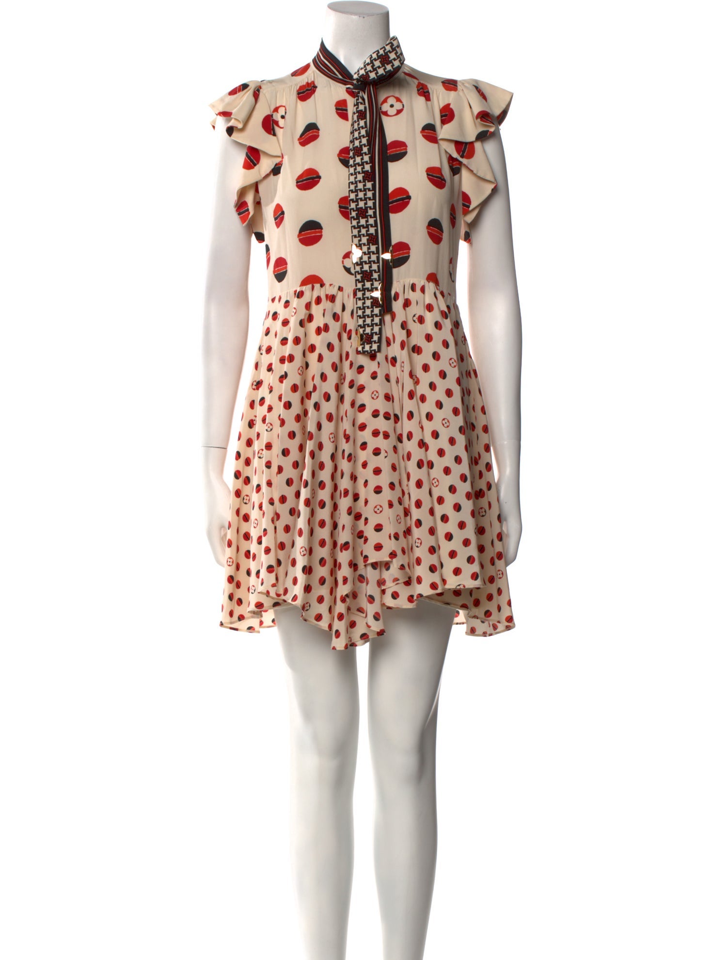 Louis Vuitton Silk Mini Dress