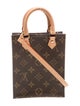 Louis Vuitton Coated Canvas Sac Plat Petit