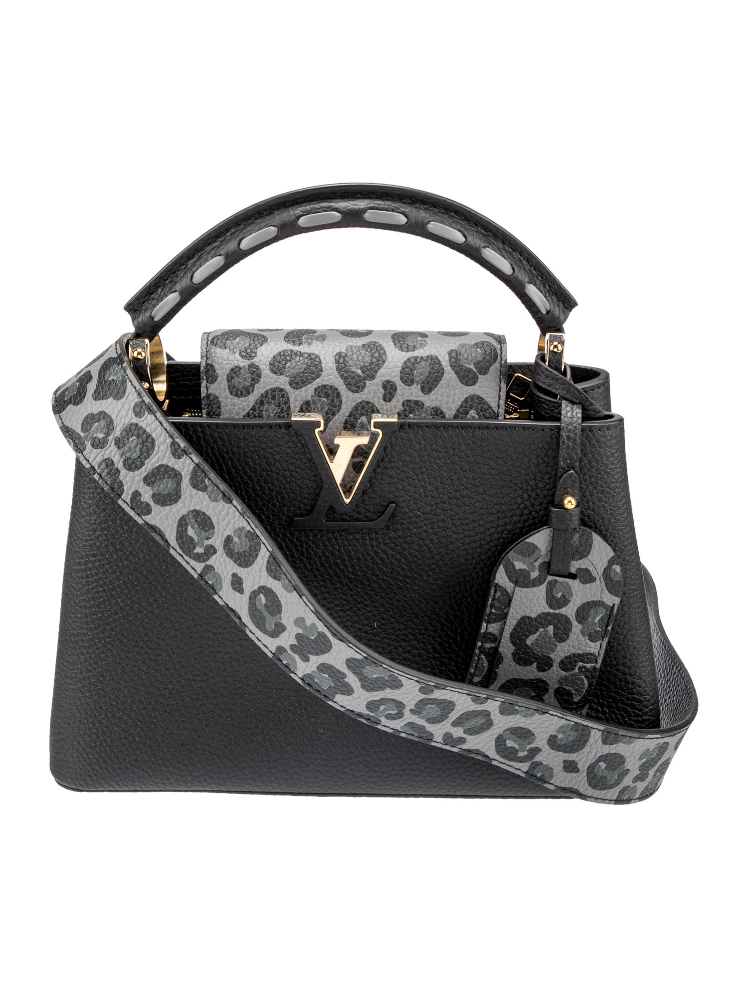 Louis Vuitton Leopard Wild at Heart Capucines BB