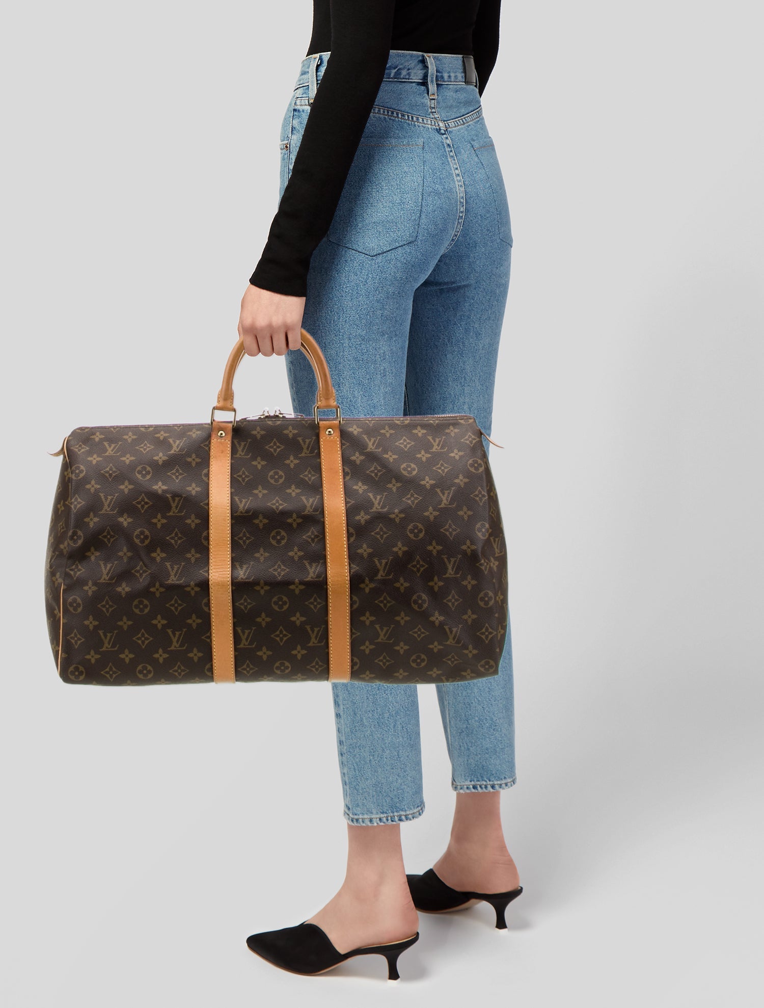 Louis Vuitton Monogram Speedy 50 Vintage