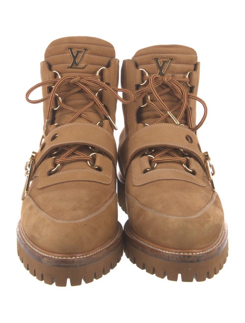 Louis Vuitton LV Monogram Suede Hiking Boots
