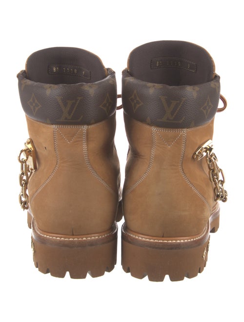 Louis Vuitton LV Monogram Suede Hiking Boots