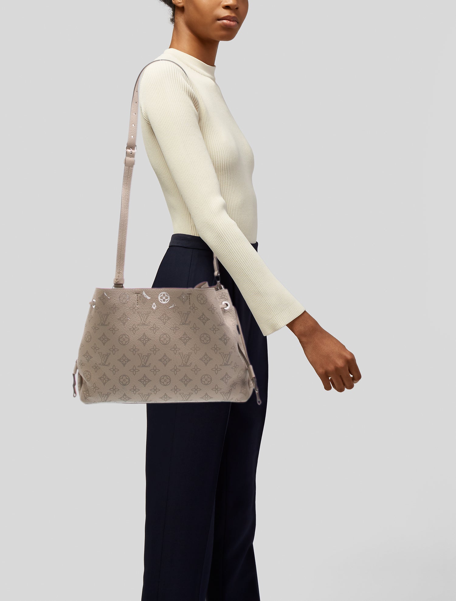 Louis Vuitton Mahina Leather Monogram Bella Tote