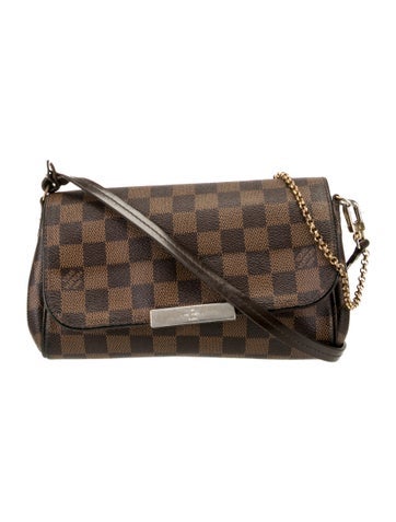 Louis Vuitton Crossbody Bags Damier Ebene Favorite MM