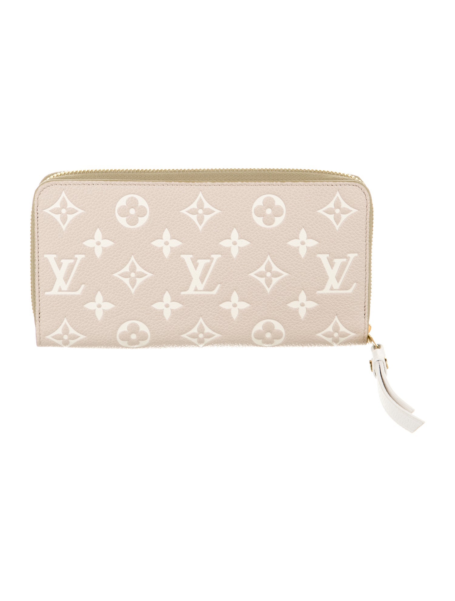 Louis Vuitton LV Monogram Empreinte Leather Zippy Wallet