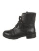 Louis Vuitton Leather Combat Boots