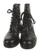 Louis Vuitton Leather Combat Boots