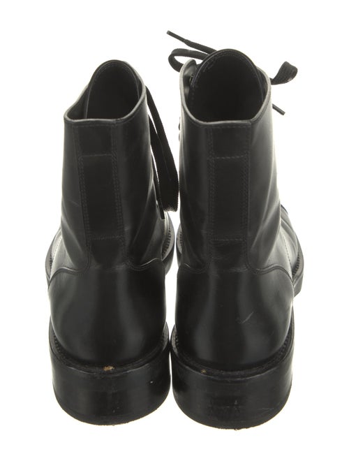 Louis Vuitton Leather Combat Boots
