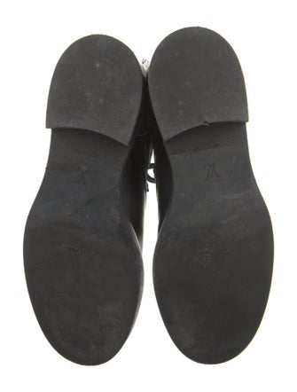 Louis Vuitton Leather Combat Boots