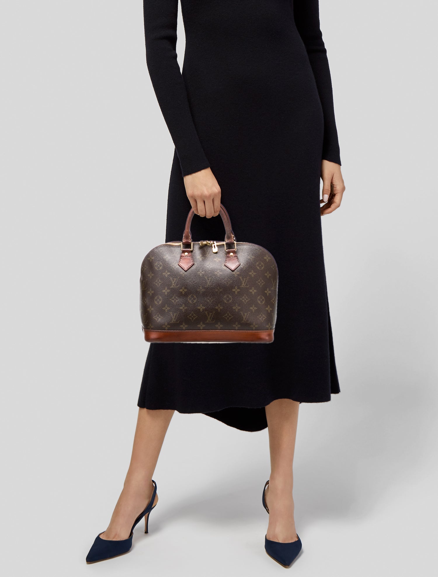 Louis Vuitton Coated Canvas Alma PM