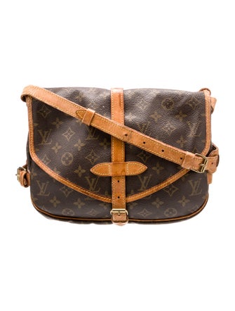 Louis Vuitton LV Monogram Saumur 25