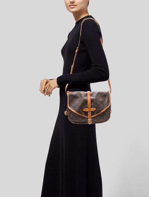 Louis Vuitton LV Monogram Saumur 25