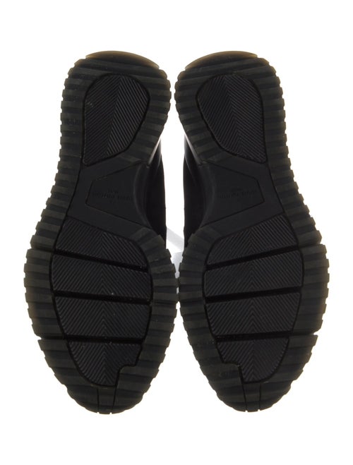 Louis Vuitton Monogram Pattern Suede Hiking Boots