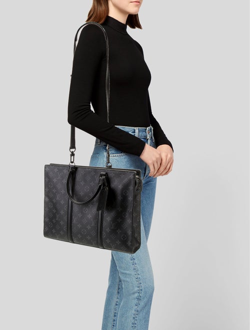 Louis Vuitton LV Monogram Eclipse Sac Plat