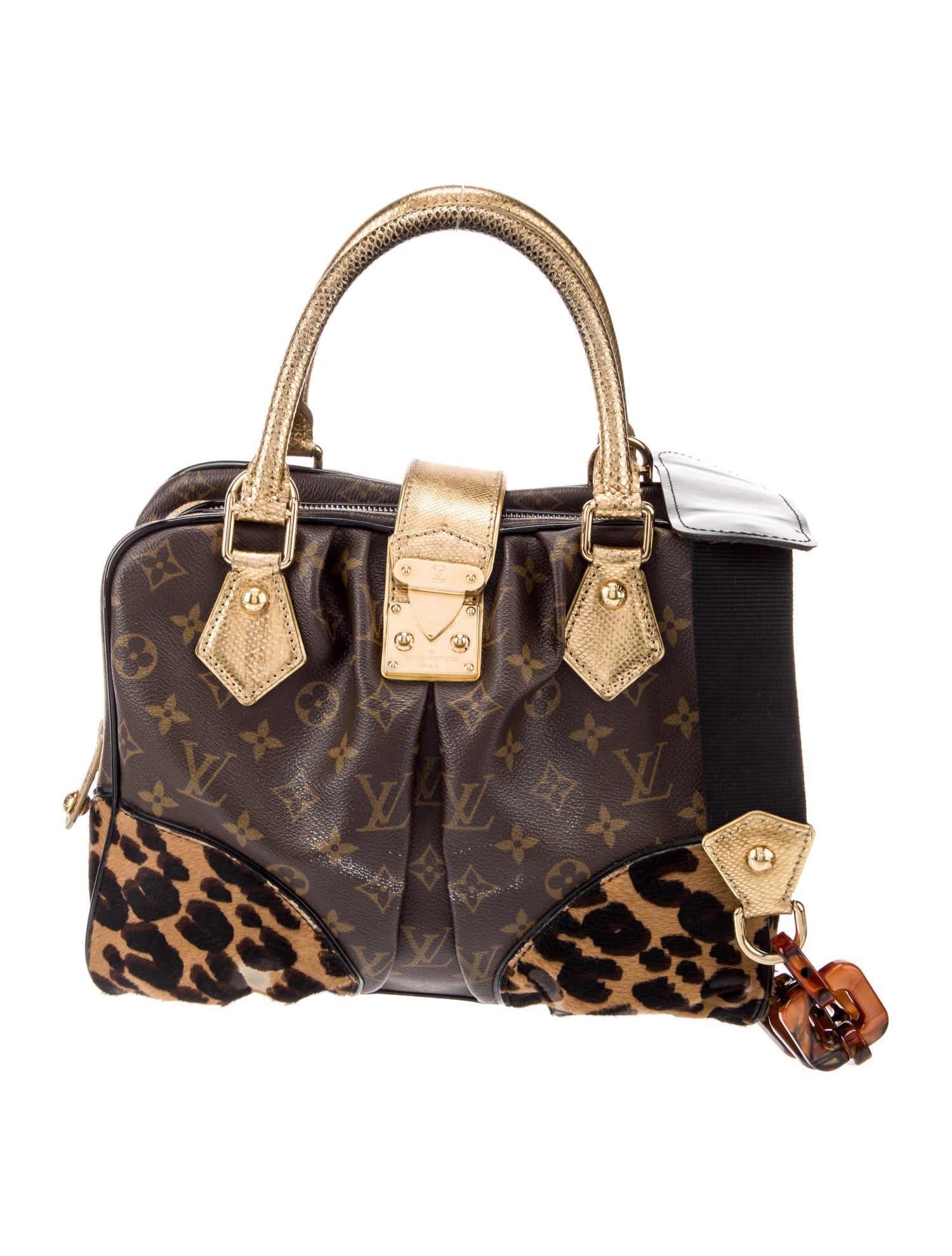 Louis Vuitton Coated Canvas leopard Adele
