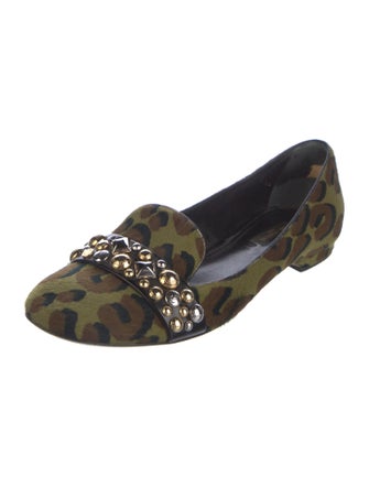 Louis Vuitton Ponyhair Animal Print Loafers