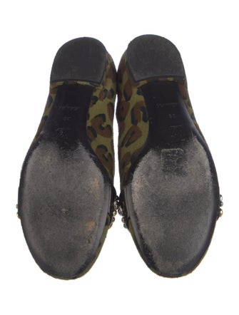 Louis Vuitton Ponyhair Animal Print Loafers