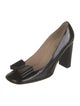 Louis Vuitton Patent Leather Bow Accents Pumps