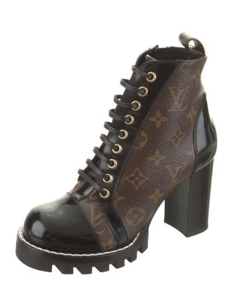 Louis Vuitton Printed Combat Boots